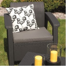 KETER. Set mobilier gradina graphite Corfu Weekend..